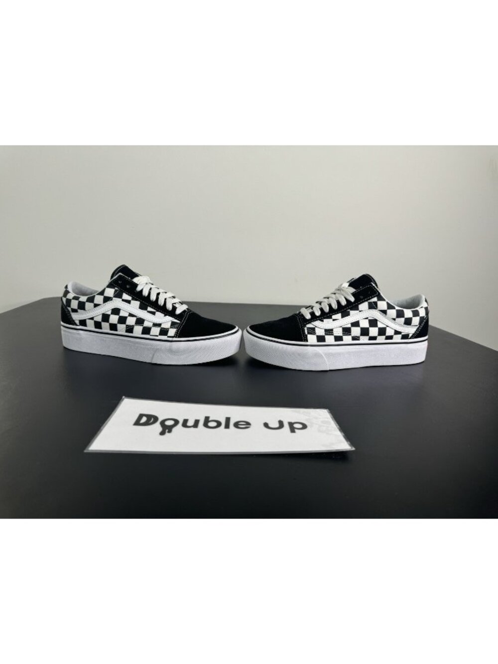 Vans Old Skool Platform Black White Checkerboard VN0A3B3UHRK Men Sz 7 Women 8.5